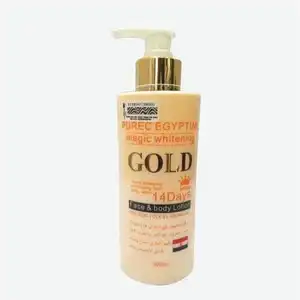 Nature Organic Purec Egyptian White ning Gold Gesichts-und Körper lotion Black Skin Wholesale Factory