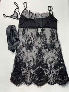 M0599 Camisón Sexy de Encaje Transparente para Mujer, Camisón Sexy con Aberturas, Talla Grande 5XL para Mujeres con Sobrepeso - Product Image 6