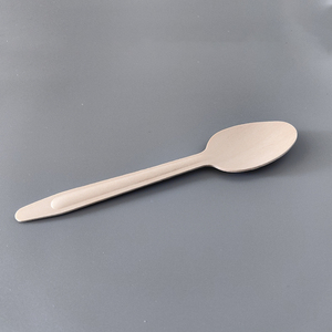 可持续环保产品 餐叉、刀、勺子 旅行装餐具 木制一次性餐具 包装勺子 - Product Image 2