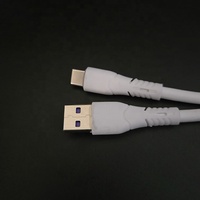 Câbles d'alimentation USB multifonctions à 8 broches en caoutchouc de silicone liquide souple de longueur personnalisée en usine OEM