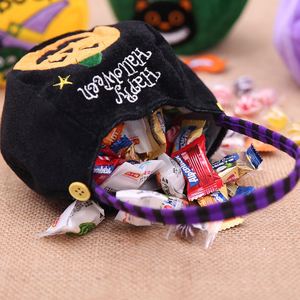 Halloween Pumpkin Candy Bags with Hat Hand Carry Trick or Treat Gift Pouch for Kids <b>Party</b> Favors <b>Decor</b> - Product Image 4