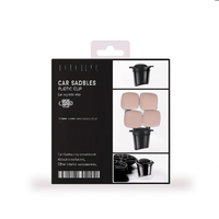 Accessoires intérieurs de voiture, clip en plastique pour tableau de bord, 17,8 mm x 18 mm, noir, ZCQR DECO M0662