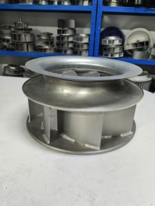 Diamètre 250 turbine de ventilateur centrifuge en aluminium incurvé vers l'arrière pour hotte aspirante - Product Image 6