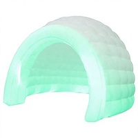 Tenda Gonfiabile a Cupola con Illuminazione LED Bianca, Impermeabile, per Eventi all'Aperto, Feste, Matrimoni, Uso Commerciale, Dimensioni Personalizzabili
