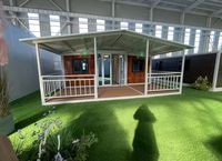 Maison conteneur extensible de 20 pieds, cabine modulaire préfabriquée pour bureau de chantier