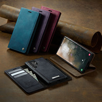 Étui portefeuille magnétique en similicuir avec support et porte-cartes pour Samsung S26 Ultra, compatible avec le chargement sans fil, pour Galaxy S25 Plus S24