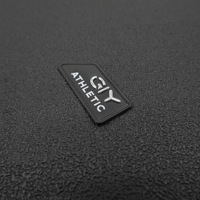 Patch en silicone surélevé argent personnalisé OEM patch en silicone 3D en caoutchouc par transfert de chaleur patch pour sac à dos
