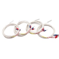 Sonda Termoeléctrica Impermeable de 50 mm Fabricada en China, Resistencia Térmica PT100, Sensor de Temperatura RTD PT100