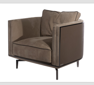 Nouveau design moderne hôtel <span class=keywords><strong>club</strong></span> loisirs meubles combinaison en cuir couche de sable canapé pieds en métal mat chaise de canapé - Product Image 6