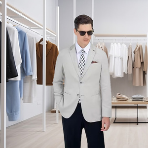 MTM abito monopetto <span class=keywords><strong>su</strong></span> <span class=keywords><strong>misura</strong></span> con pantaloni a bottone in poliestere traspirante per adulti - Product Image 3