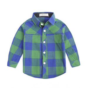 Vêtements pour enfants 2017 nouveau style bébé garçon robe <span class=keywords><strong>chemise</strong></span> à <span class=keywords><strong>carreaux</strong></span> des achats en ligne - Product Image 4