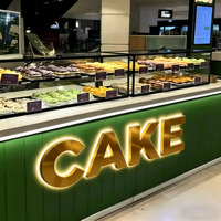 Publicidad de fábrica que ilumina personalizar 3D Led Metal letra signo para negocios cafetería tienda Logo señalización empresa signos pantalla