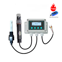 Analyse de la qualité de l'eau en aquaculture 3 en 1, instruments numériques RS485 4-20 mA, détection de l'eau, sonde de température EC TDS PH