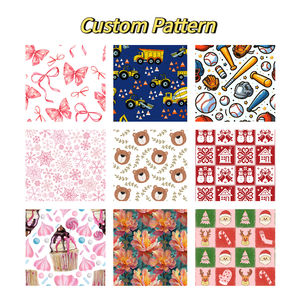 رومبير دائم وعصري بطباعة مخصصة من ألياف الخيزران للأطفال بسحاب بأربطة ملابس بيجامة للأطفال الصغار - Product Image 2