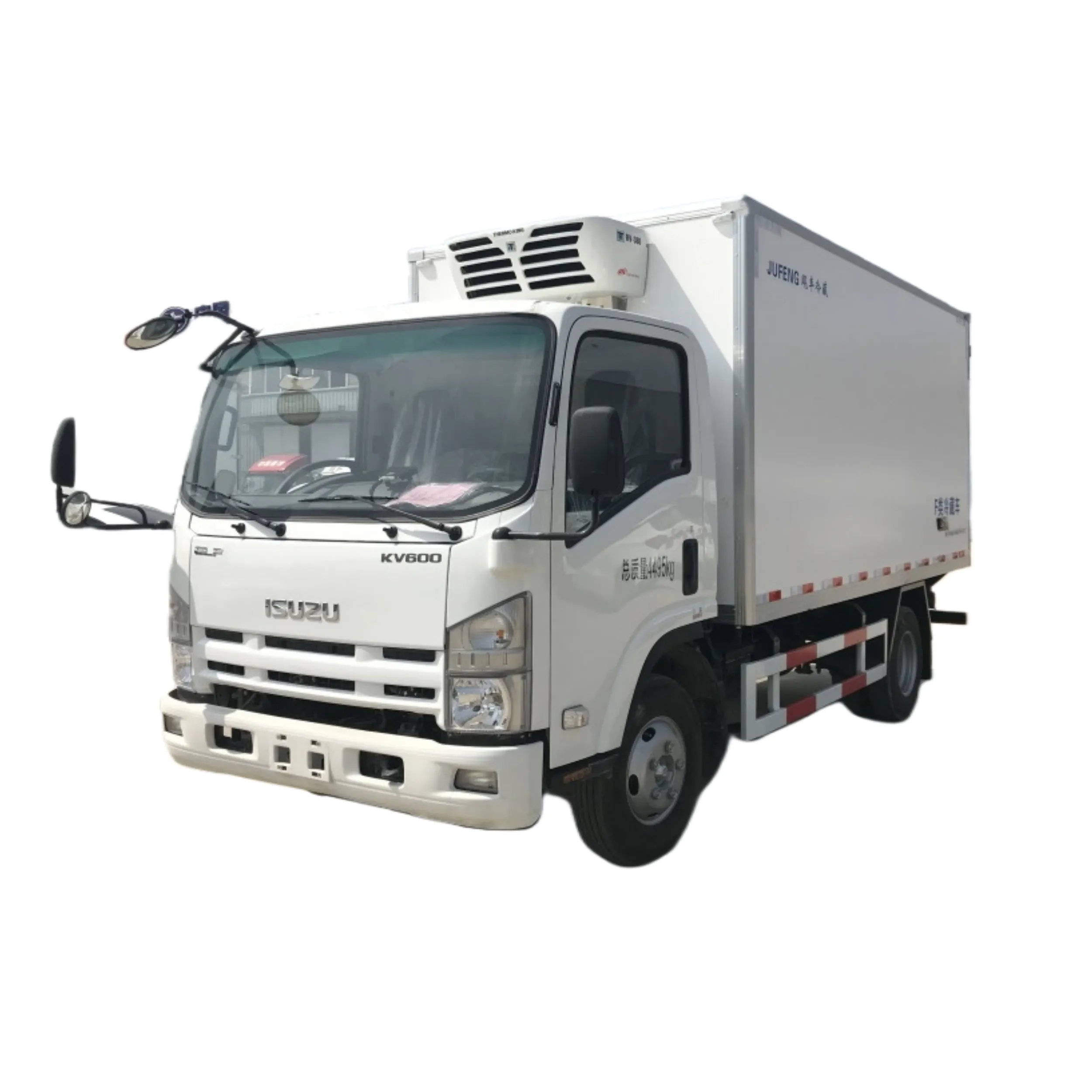 Sıcak satış ISUZU KV600 şasi buzdolabı taşımacılığı için yeni dondurucu kamyon