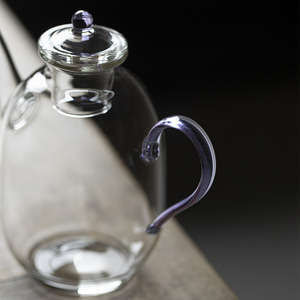 Tetera de Vidrio Estilo Dinastía Song, de Borosilicato de Alta Resistencia al Calor, con Tapa, para Preparar Té - Product Image 4