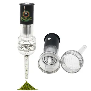 New Powerful Plastic Funnel Cone Electric Herb Grinder Chargeable Automatic Filler Spice Herb Grinder Wholesale