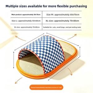 <b>Pet</b> <b>cooling</b> <b>mat</b>, dog summer <b>cooling</b> sleeping <b>mat</b>, woven <b>mat</b>, dog bed, extra-large slipper-shaped <b>mat</b>, suitable <b>for</b> cats and dogs - Product Image 2