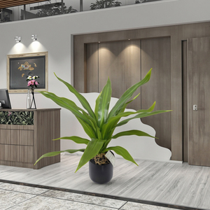 Arbre artificiel moderne Dracaena Fragrans pour l'intérieur Plantes d'intérieur en faux plastique Arbustes <span class=keywords><strong>dans</strong></span> des pots élégants pour la décoration de jardin - Product Image 2