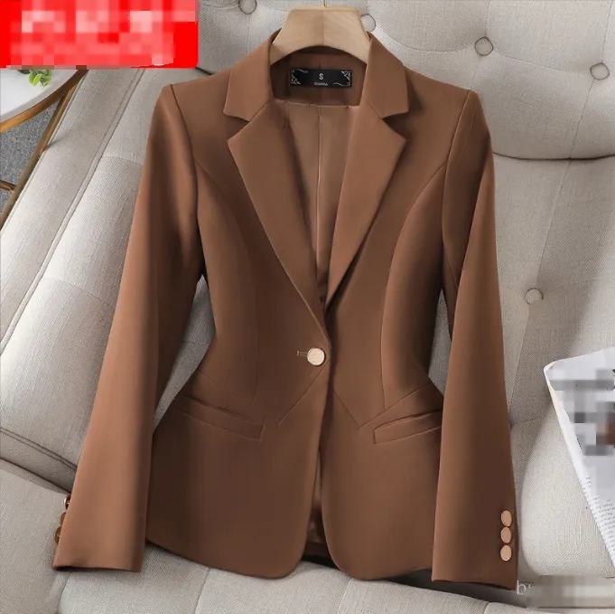 S-4XL 긴 소매 전문 세트 정장 복장 여성 코트 작업 유니폼