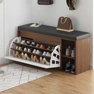 Armoire de rangement intelligente porte-chaussures en métal chiffon - Product Image 1