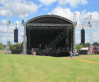 Sistema de Estructura de Arco de Aluminio Curvo para Iluminación de Escenarios de Conciertos y Eventos