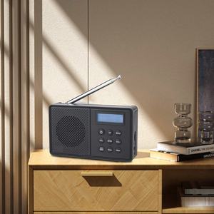 Portable DAB FM Radio with Telescopic Antenna LCD Display Built-in <b>Speaker</b> Rechargeable Digital Stereo <b>Receiver</b> for Home Outdoor - Product Image 3