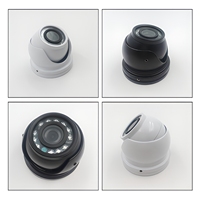 Mini caméra de recul AHD grand angle anti-explosion HD avec dôme métallique pour véhicule, vision nocturne intérieure