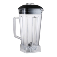 Ideamay 2L Blender en plastique PC blanc avec lame en acier inoxydable, électrique, durable, résistant à l'eau, usage commercial et domestique, haute performance