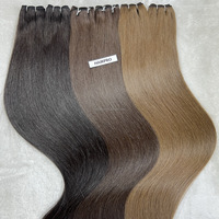Extensions de cheveux Remy de haute qualité Super Double dessiné en gros de l'usine de vrais cheveux Tressen Echthaar verrouillage