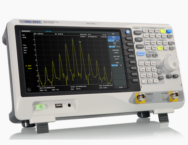 SIGLENT SSA3021X PLUS Enhanced RF Spectrum Analyzer with Faster Sweep Speed and Superior Measurement Accuracy