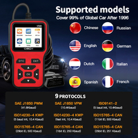 Escáner OBD II V500-1 de Source Factory, Lector de Códigos de Error del Motor del Automóvil, Lector de Códigos de Automóvil, Máquina de Diagnóstico de Vehículos para Todos los Automóviles