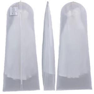 Robe de mariée blanche non tissée grands sacs <span class=keywords><strong>à</strong></span> vêtements grand sac de couverture robe sac de <span class=keywords><strong>vêtement</strong></span> pour le stockage - Product Image 1