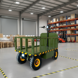 Carros de Transporte de Plataforma de Cuatro Ruedas de Metal Resistentes con Batería, Capacidad de Carga de 1000 kg, OEM Disponible, Gran Venta en EE. UU. - Product Image 1