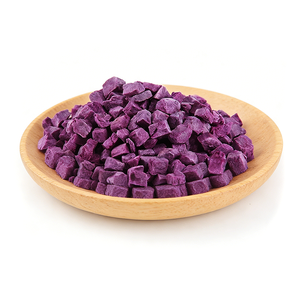 <b>Hot</b> Selling Wholesale Crisps Snacks Healthy Freeze-Dried Purple Sweet Potato Freeze Dried Purple Sweet Potato Bulk - Product Image 1
