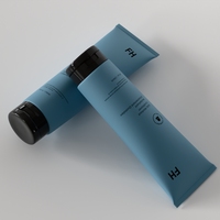 Tube rond vide pour après-shampoing, tubes de lotion à presser avec bouchon rabattable, 8 oz, plastique cosmétique, soin des cheveux