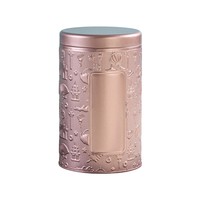 Boîtes à thé hermétiques en relief exquis boîtes en métal à usage général pour l'emballage de thé en vrac boîtes en fer blanc bocaux