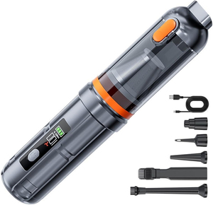 Aspirateur sans fil 16KPA, aspirateur portable pour voiture, outil de nettoyage multifonctionnel électrique, souffleur d'air pour la maison et les poils d'animaux - Product Image 1