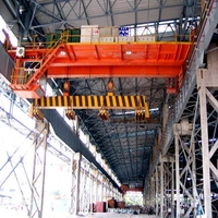 Grue à double poutre de 40 tonnes pour entrepôt 2027, idéale pour le levage de ferraille