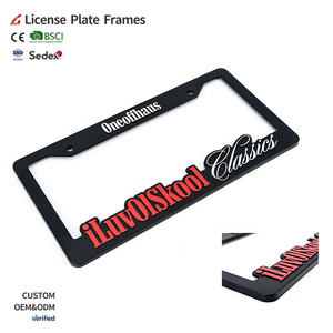 Chất Lượng Cao Nhựa Xe Giấy Phép Tấm Khung/Chủ Bìa Giấy Phép Tấm Khung Xe Số Tấm Khung Với Tùy Chỉnh Thiết Kế - Product Image 2