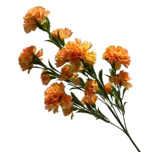 Carnations artificielles Secret Garden, pétales complets, bords en soie, décorations de mariage - Product Image 1