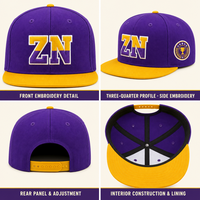 Casquettes personnalisées avec logo, casquette à visière plate, unisexe, réglable, broderie 3D en relief, casquette structurée à 6 panneaux, casquette snapback