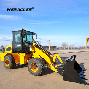 Chargeuse sur pneus multifonction <span class=keywords><strong>HERACLES</strong></span> Factory, chargeuse frontale 4x4, mini-chargeuse 4500 kg avec moteur et pompe PLC - Product Image 3