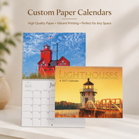 Calendrier mural personnalisé avec photo imprimée, calendrier mensuel suspendu à spirale, planificateur mural couleur pour la maison, les entreprises, vente en gros