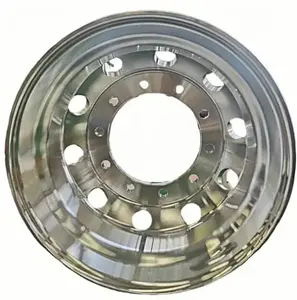 Ruedas de Camión de Aluminio-Magnesio Pulido de Doble Cara Syou 22.5*9.00 con Neumáticos 12r22.5 y 295/80r22.5 - Product Image 4