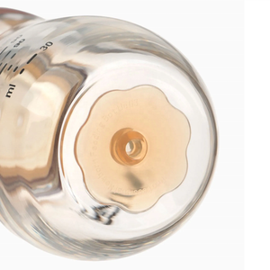 Nuevo Biberón de Vidrio con Diseño Anti-Cólicos y Base Ventilada, Tetina Similar a la de la Piel Materna, Flujo Guiado por el Bebé, Cuello Ancho para la Alimentación de Recién Nacidos - Product Image 3
