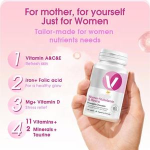 50 + compresse <span class=keywords><strong>Complete</strong></span> multivitaminico multiminerale 30 compresse una volta al giorno Multi per donne attive sopra i 50 anni aiutano la salute delle ossa - Product Image 2