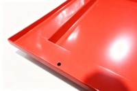 Série de chariots d'atelier et armoires à outils MaoRong OBM en fer rouge, étanches, avec revêtement magnétique en poudre, pour rangement portable sur bureau