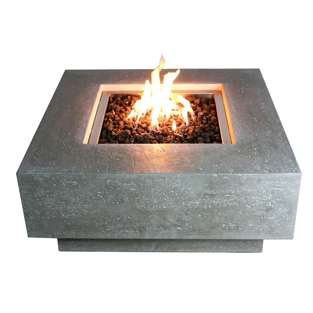 Garden heating stove villa stone baking stove outdoor  gas stove real fire decorative fireplace