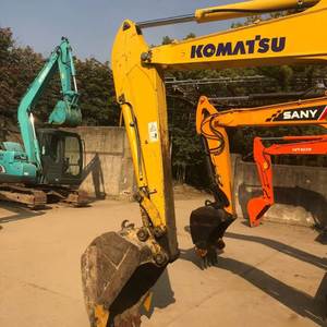 รถขุดไฮดรอลิกแบบตีนตะขาบ Komatsu PC56 มือสอง น้ำหนัก 5 ตัน เกียร์ Kawasaki ปั๊ม Kawasaki คุณภาพสูง คุ้มค่า ราคาประหยัด เครื่องจักรก่อสร้าง ปี 2023 มอเตอร์ - Product Image 3